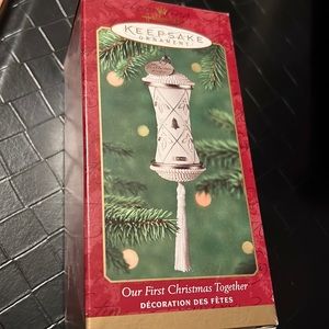 Our first Christmas together keepsake ornament